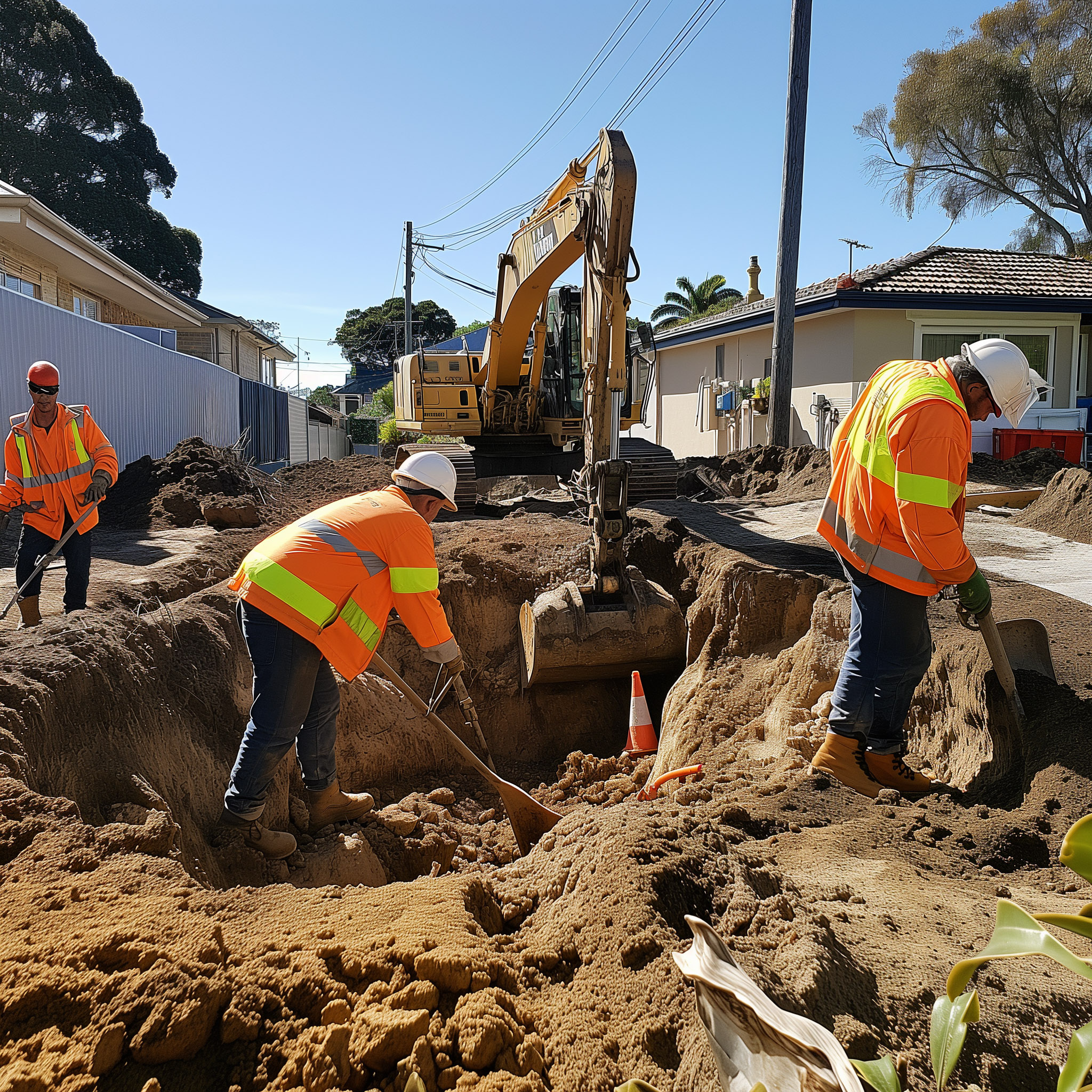 excavation and landscaping projects